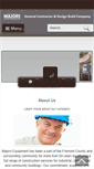Mobile Screenshot of majorsequipment.com